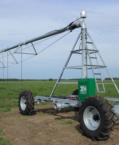 Circular irrigation machines