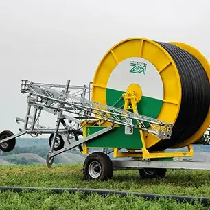 Reel-Type Irrigation Machine ZDM 530/110, paired with ZDM Sprinkler Boom  