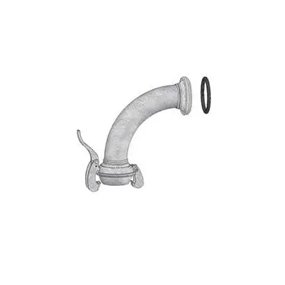 90° Camlock Elbow “Female-Male” Galvanized  Diameter: 50–400 mm  